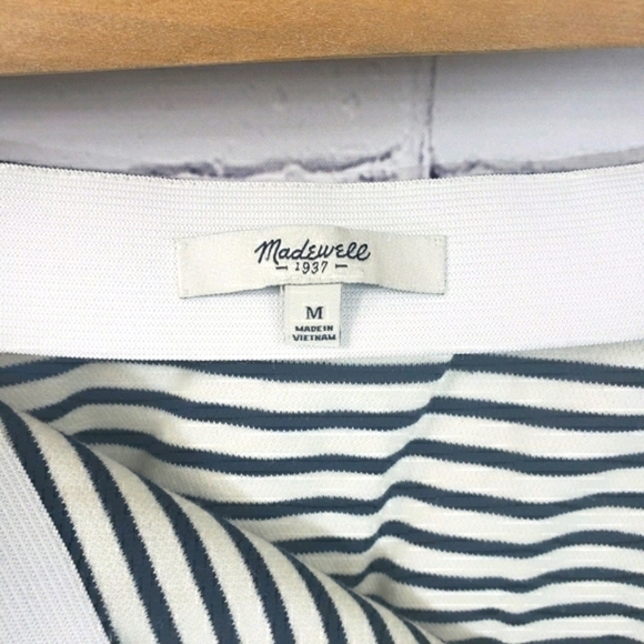 MADEWELL Striped Stretch Skirt Size M - Picture 8 of 10